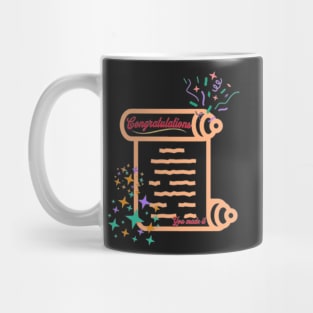 Congratulations, You Made It, Fireworks, Stars Mug